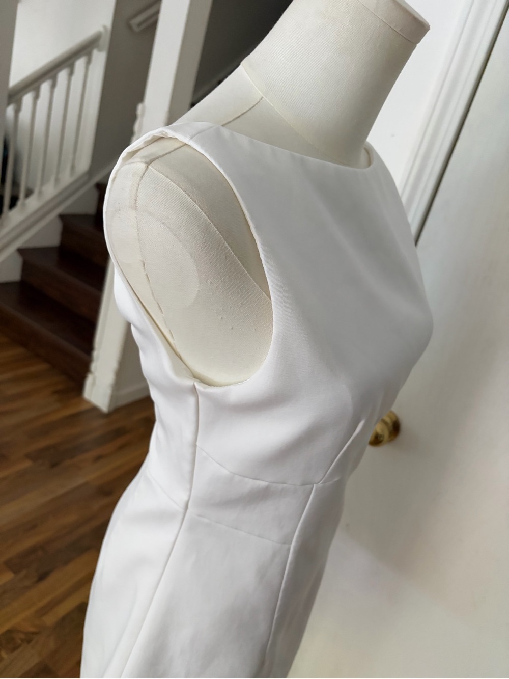 Peppermayo White Sleeveless Backless Mini Shift Dress, Small, NWOT - Picture 3 of 10
